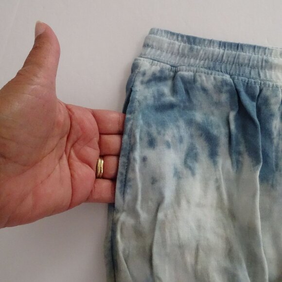 2 Pc Dreamsicle Blue Tie Dye T-Shirt and  Jogger Pants Girls Size M Loungewear - Picture 9 of 12